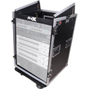 ProX Vertical Rackmount Mixer Case with 10 RU Slant Top Combo (16 RU)