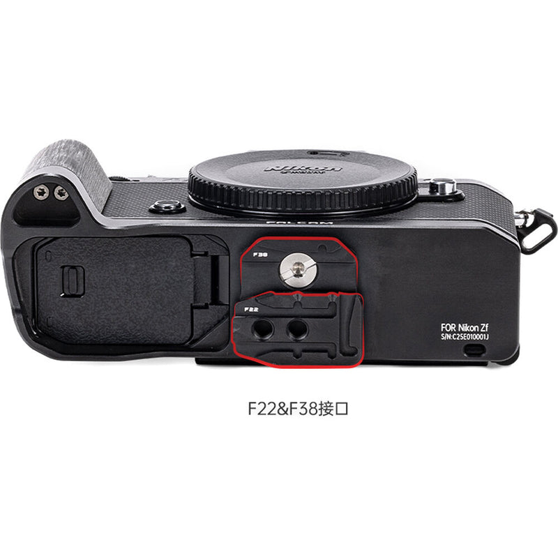 Falcam L-Shaped Grip with F22 & F38 QR for Nikon Zf