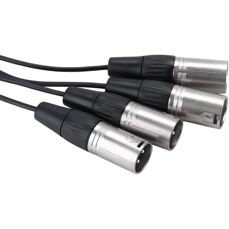 Saramonic SR-C2026 3.5mm TRRRS Male to Quad XLR Male Output Cable for Wireless Receivers