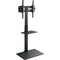 Mount-It! MI-1877 Height Adjustable TV Stand with Shelf for Up to 55" Displays
