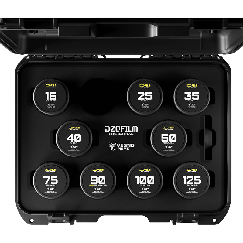 DZOFilm VESPID Prime 9-Lens Kit (PL and EF Mounts)
