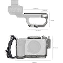 SmallRig HawkLock Quick Release Advanced Cage Kit for Sony FX3 and FX30