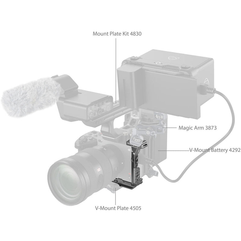 SmallRig HawkLock Quick Release Half Cage for Sony FX3 and FX30