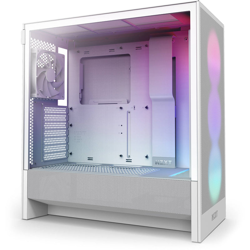 NZXT H5 Flow RGB Mid-Tower Case (White)