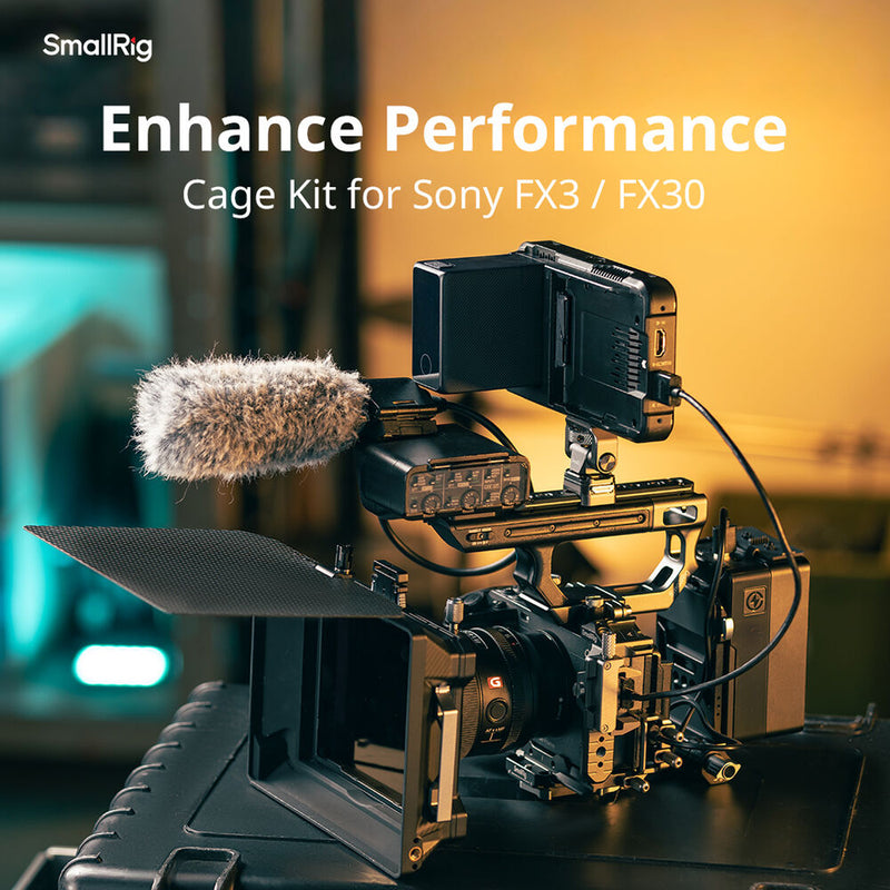 SmallRig USB-C & Multi Cable Clamp for Sony FX3 and FX30 HawkLock Cages