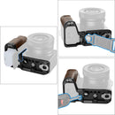 SmallRig L-Shape Mounting Plate with Wood Grip for Sony ZV-E10 II