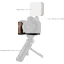 SmallRig L-Shape Mounting Plate with Wood Grip for Sony ZV-E10 II