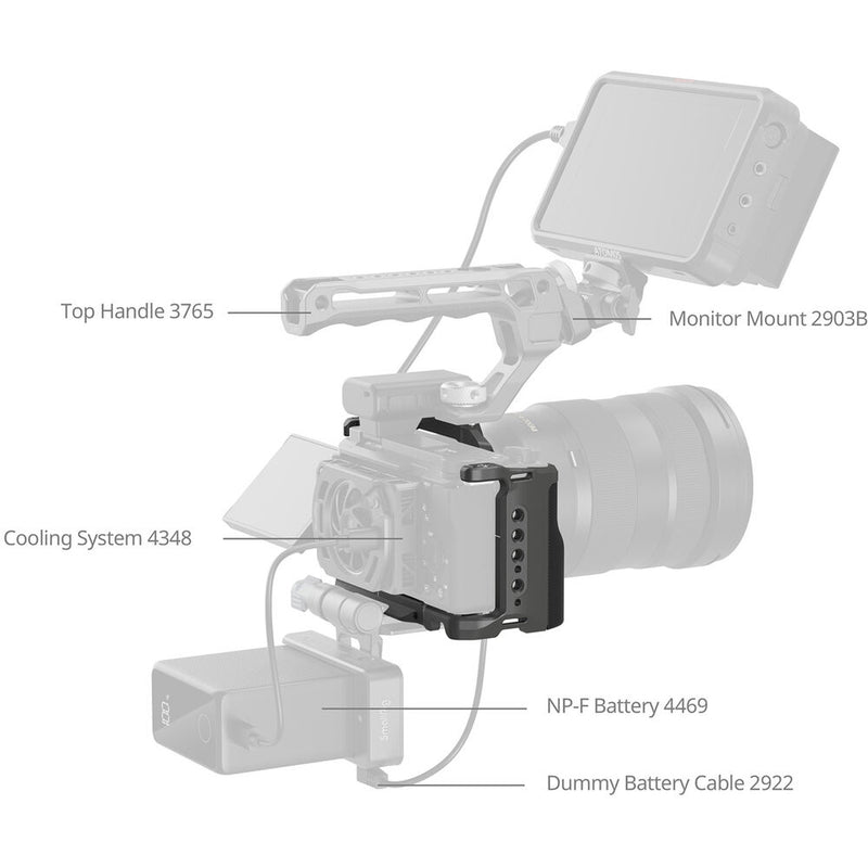 SmallRig HawkLock Quick Release Cage Kit for Sony ZV-E10 II