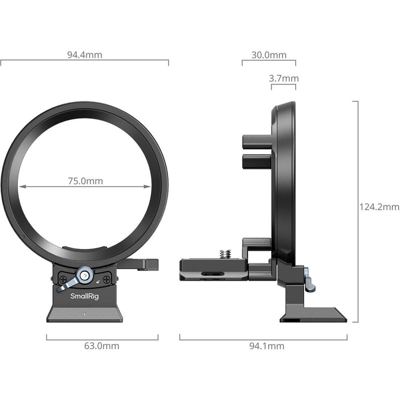 SmallRig Rotatable Horizontal-to-Vertical Mount Plate Kit for Panasonic Lumix S5 II, S5 IIX & G9 II