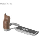 SmallRig L-Shape Mount Plate with Wooden Grip for Sony a7C II & a7CR