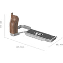 SmallRig L-Shape Mount Plate with Wooden Grip for Sony a7C II & a7CR