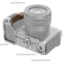 SmallRig L-Shape Mount Plate with Wooden Grip for Sony a7C II & a7CR