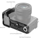 SmallRig L-Shape Mounting Plate with Silicone Grip for Sony a7C II & a7CR