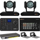 BZBGEAR ADAMO 4K Live Streaming Kit with Two 12x Cameras (Black)