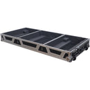 ProX ATA Style Flight Road Case with Wheels for Pioneer CDJ 3000 Player and DJM A9 Mixer (Black / Silver)