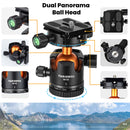 TARION H11X Carbon Fiber Tripod with 360&deg; Panoramic Ball Head