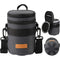 TARION Hard-Shell Lens Case (Black, 3.7 x 5.3")