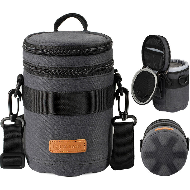 TARION Hard-Shell Lens Case (Black, 3.7 x 5.3")