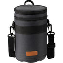 TARION Hard-Shell Lens Case (Black, 3.7 x 6.9")