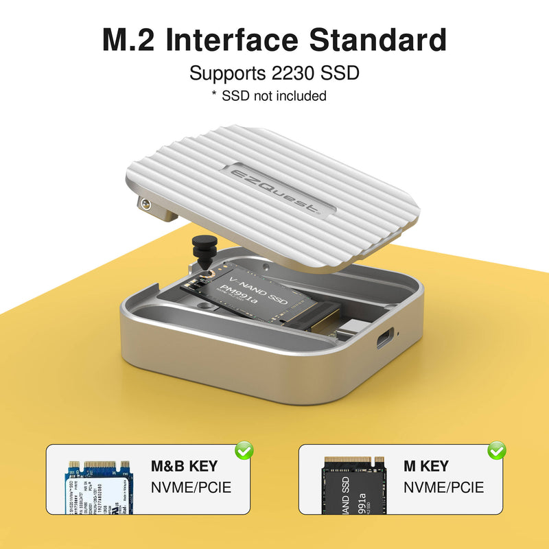 EZQuest Magnetic USB-C M.2 NVMe SSD