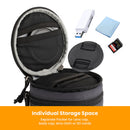 TARION Hard-Shell Lens Case (Black, 3.7 x 6.9")