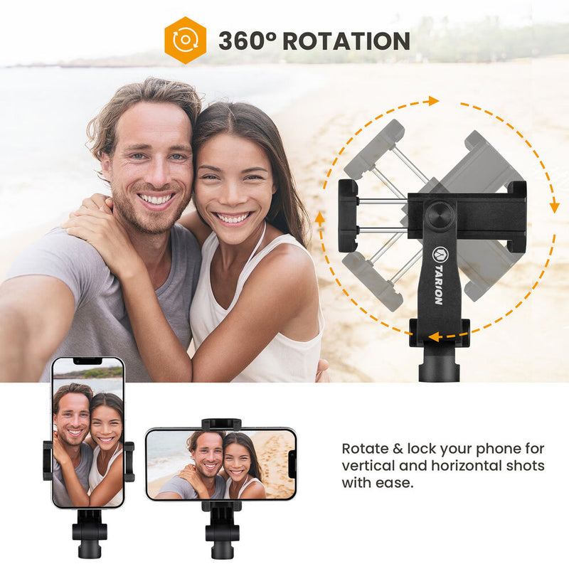 TARION HVC-01 Smartphone Tripod Mount with Rotating Clamp