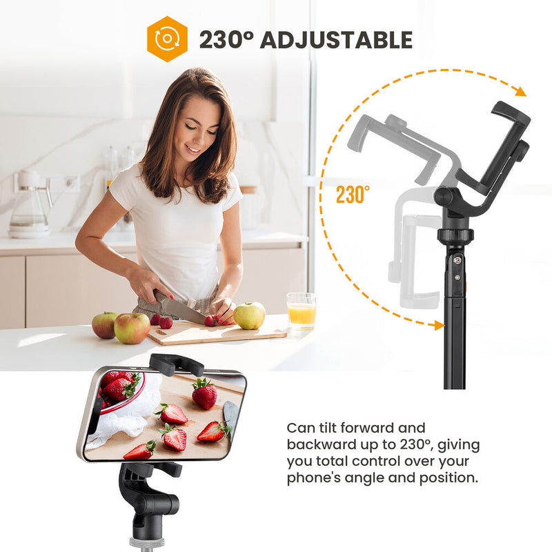 TARION HVC-01 Smartphone Tripod Mount with Rotating Clamp