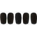 Pliant Technologies Microphone Windscreen Kit - Windscreen and Rubber Band -Five Pack for IEHU In-Ear Headsets