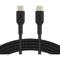 Belkin BoostCharge Braided 60W USB-C Cable (Black, 3.3')