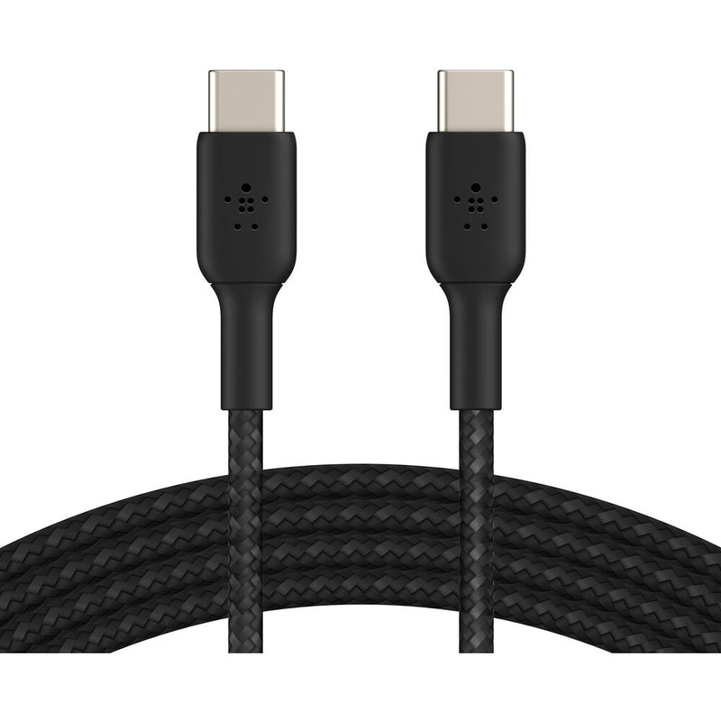 Belkin BoostCharge Braided 60W USB-C Cable (Black, 3.3')
