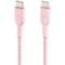 Belkin BoostCharge Braided 60W USB-C Cable (Pink, 3.3')