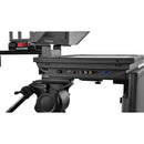 Prompter People FLEX PLUS | 16:9 Large Format | Teleprompter with 19" 1000 c/dm&sup2; Monitor & 21.5" Talent Monitor
