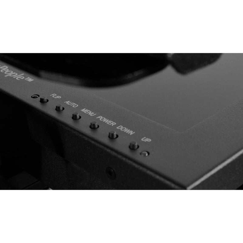 Prompter People FLEX PLUS | 16:9 Large Format | Teleprompter with 19" 1000 c/dm&sup2; Monitor & 21.5" Talent Monitor