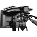 Prompter People FLEX PLUS | 16:9 Large Format | Teleprompter with 19" 1000 c/dm&sup2; Monitor & 21.5" Talent Monitor