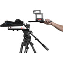 Prompter People Flex Plus 12" iPad/Tablet Teleprompter with Tab Grabber Pro (Sled Model)