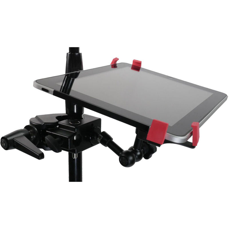 Prompter People StagePro iPad/Tablet Presidnetial Teleprompter Pair with 2 Tab Grabber Pros & Non-Tip Stand