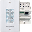 Key Digital 8-Button Programmable IP, RS-232, and IR Control Wall Plate Keypad with PoE