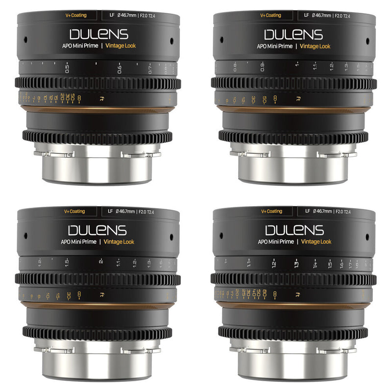 Dulens APO Mini Prime T2.4 4-Lens Kit (ARRI PL)