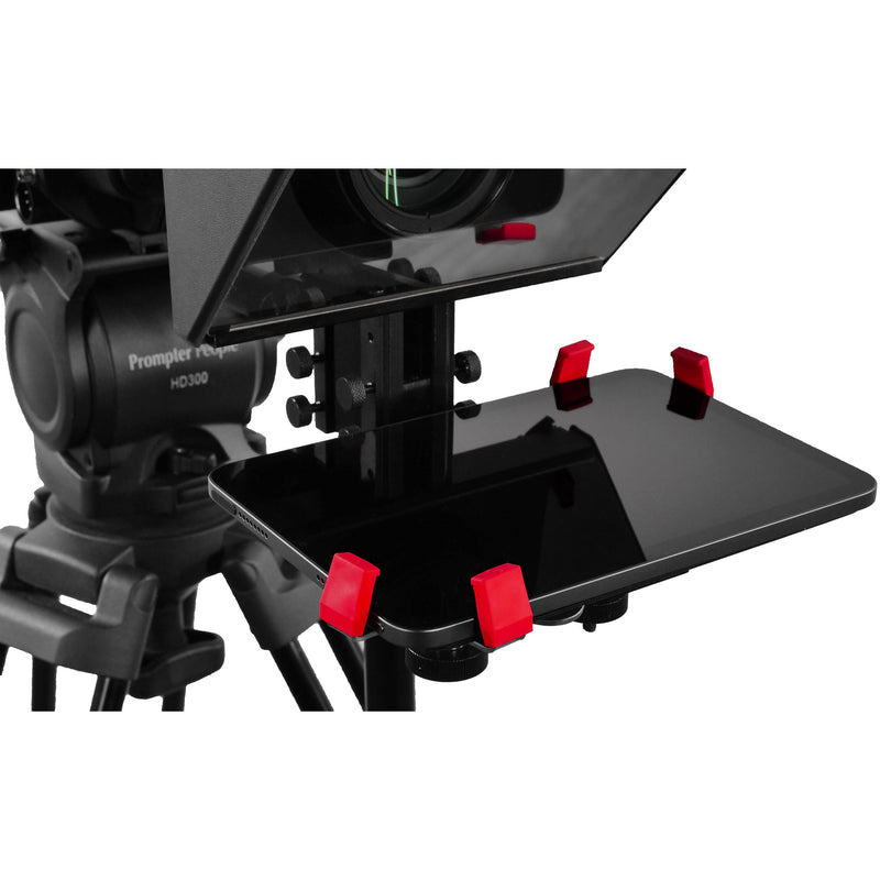 Prompter People Pocket Cue V2 Tablet Mini Teleprompter (Sled Model with FreeStanding Kit)