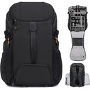 TARION HX-L Camera Backpack (Black, 21L)