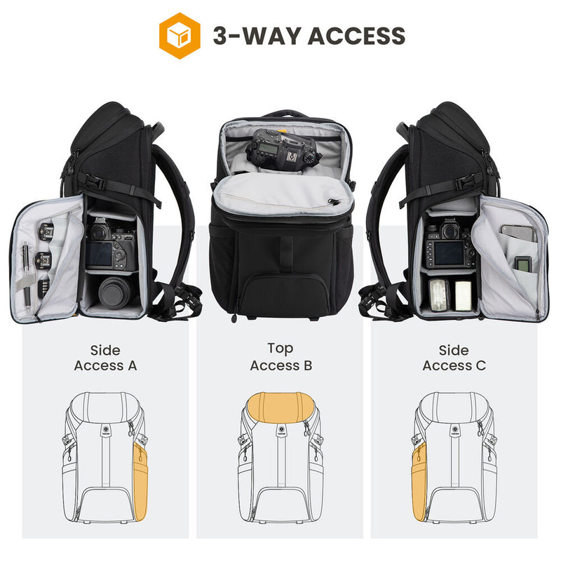 TARION HX-L Camera Backpack (Black, 21L)