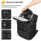 TARION 2-in-1 Camera Backpack with Shoulder Bag (Extra-Large, Black)