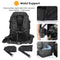 TARION 2-in-1 Camera Backpack with Shoulder Bag (Extra-Large, Black)