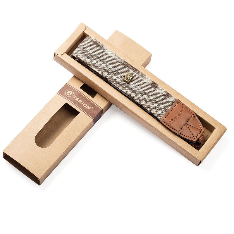 TARION Adjustable Camera Neck Strap (Brown)