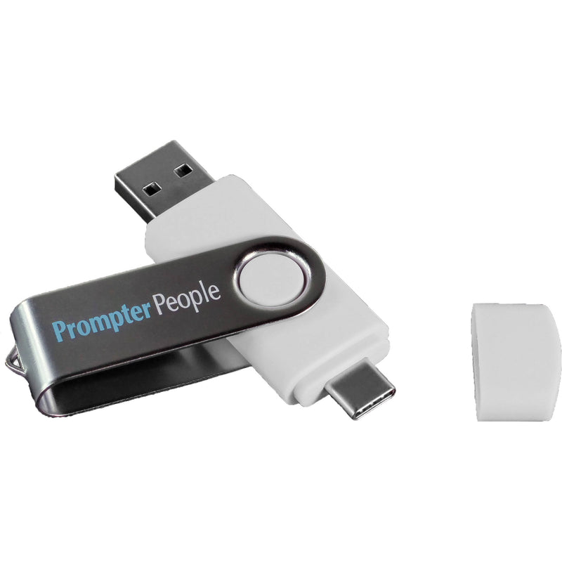 Prompter People TeleScroll Teleprompter Software (USB Dongle/Download/Shuttle Cue Light)