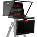 ikan 19" High-Bright PTZ Teleprompter Kit with Tally Talent Monitor