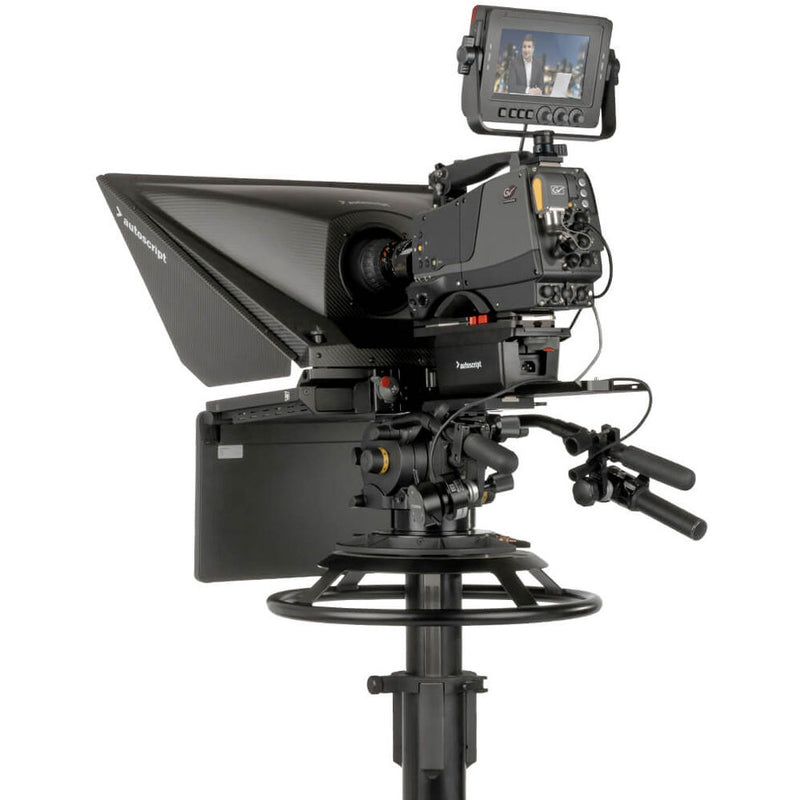 Autoscript EPIC-IP Portable On-Camera Package with 17" Prompt Monitor & 17" Talent Monitor