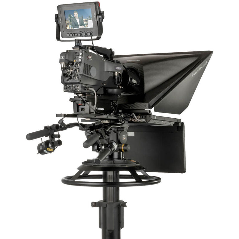 Autoscript EPIC-IP Portable On-Camera Package with 17" Prompt Monitor & 17" Talent Monitor