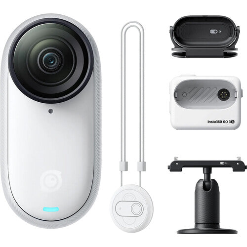 Insta360 GO 3S Action Camera Standard Bundle (128GB, Arctic White)