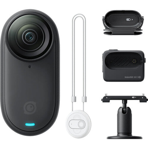 Insta360 GO 3S Action Camera Standard Bundle (128GB, Midnight Black)